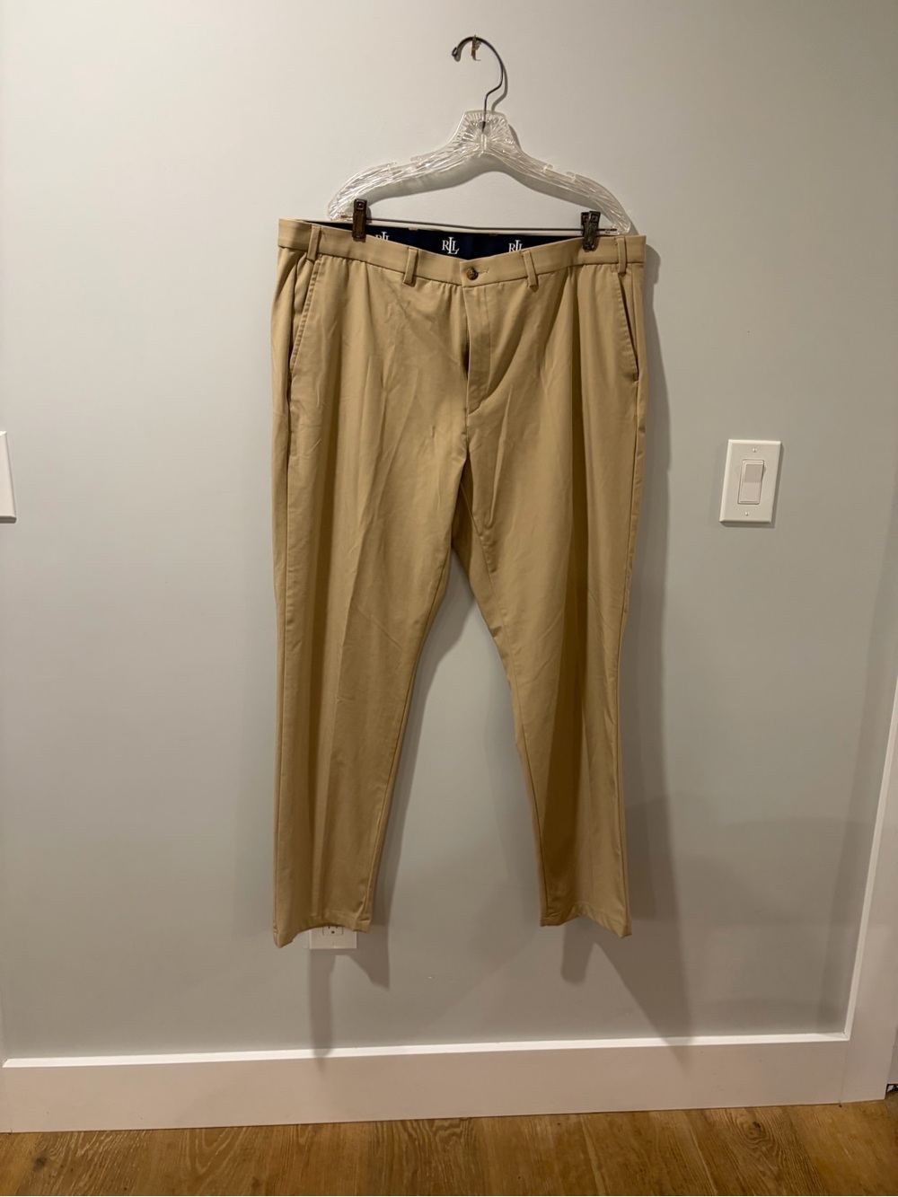 Men's Khaki Dress Pants - Beige Chinos​